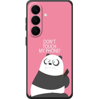 Силиконовый Чехол с Картинкой для Samsung Galaxy S26 Plus (S947) Принт (Панда, Не Трогай Мой Телефон) (71260-ysm2425)