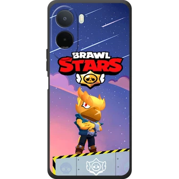 Силиконовый Чехол с Картинкой для Xiaomi Redmi A7 Pro Принт (Бравл Старс Ворон, Brawl Stars Crow) (72457-ysm018)