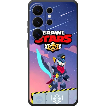 Силиконовый Чехол с Картинкой для Samsung Galaxy S26 Ultra (S948) Принт (Бравл Старс Мортис, Brawl Stars Mortis) (71267-ysm019)