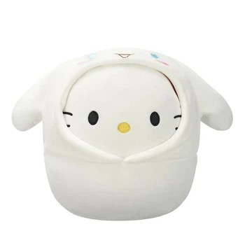 Мягкая игрушка Squishmallows Хеллоу Китти в образе Синнаморолл 20 см, SQSN00389