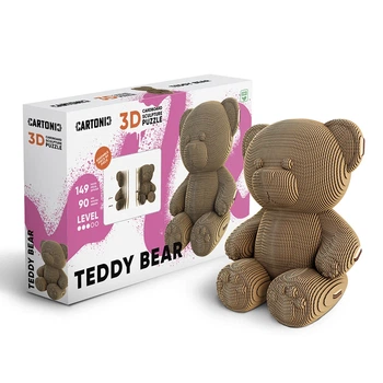 Картонный конструктор Cartonic 3D Puzzle Teddy Bear, CARTTEDDY