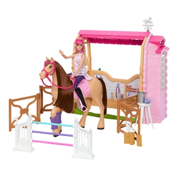 Набор Barbie Чудесная конюшня для лошади, HXJ44