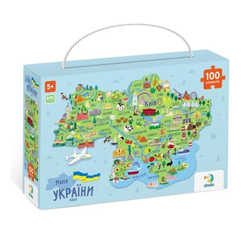 Пазл DoDo Мапа України 100 ел ,300267