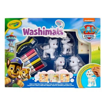 Набір для творчості Crayola Washimals Paw Patrol Фігурки з фломастерами 74-0290