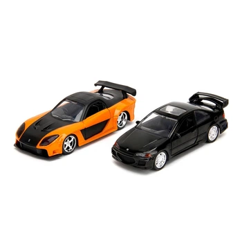 Набір машинок Jada Toys Форсаж Mazda RX-7 та Honda Civic EJ1, 2 шт 253202011