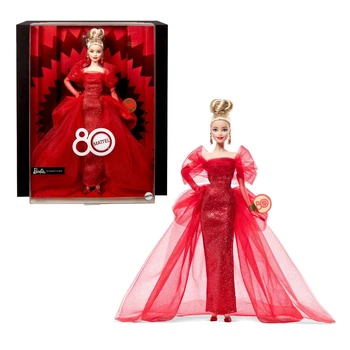 Лялька Barbie Ruby Red 80-річчя Mattel Блондинка