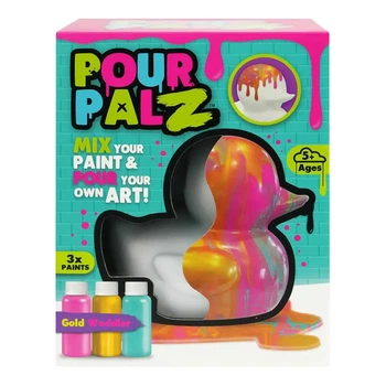 Фигурка для раскрашивания ToyMonster Pour Palz Утенок Золотая феерия (GS-G26261B)