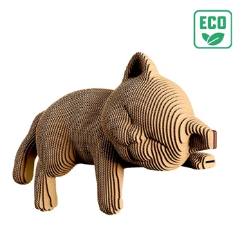 Картонний конструктор Cartonic 3D Puzzle Sleepy Kitten, CARTMNSLEEP