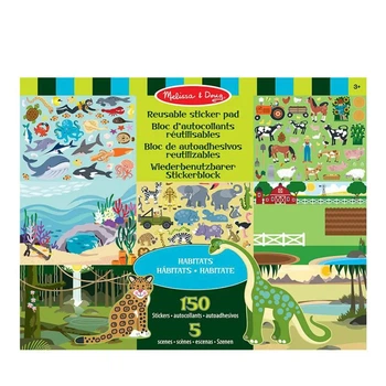 Набор многоразовых наклеек Melissa & Doug Среда обитания животных