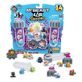 Набор с мини-фигурками MrBeast Lab Swarms 14 вид 1 Лаборатория в пробирке