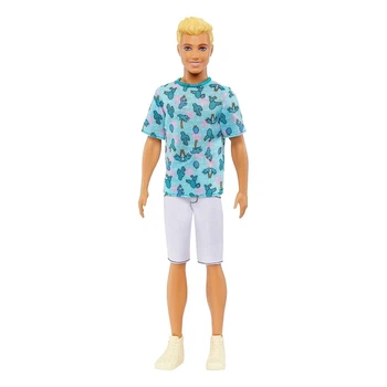 Лялька Кен Barbie (Mattel) Модник у футболці з кактусами ,HJT10