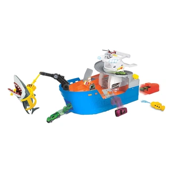 Ігровий набір Dickie Toys Катер Полювання на акул з шлюпкою, 3779001