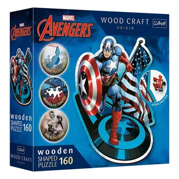 Пазл Trefl Marvel Heroes Бесстрашный Капитан Америка 160 эл (20194)