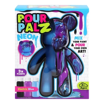 Фигурка для раскрашивания ToyMonster Pour Palz Мишка Магия неона S4 Neon (GS-G25023)