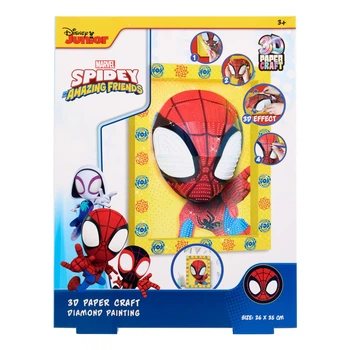 Набор для творчества Disney Алмазная мозаика Spidey 3D в рамке, SP24333