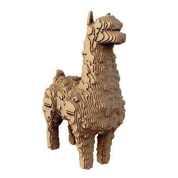 Картонный конструктор Cartonic 3D Puzzle Alpaca, CARTALPACA