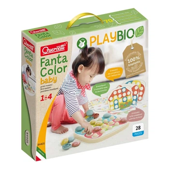 Мозаика Quercetti Play Bio Fantacolor baby 21 эл ,84405-Q
