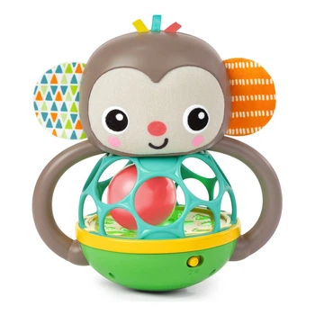 Музыкальная погремушка Bright Starts Обезьяна Grab and Giggle Monkey, 16779
