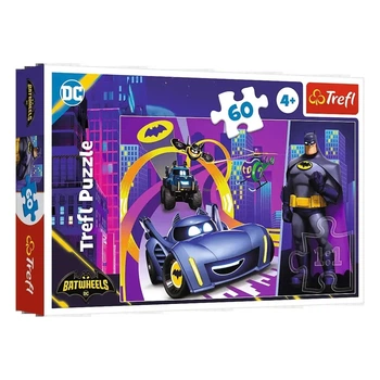 Пазл Trefl Batwheels Бетмен і його машини 60 ел (17400)