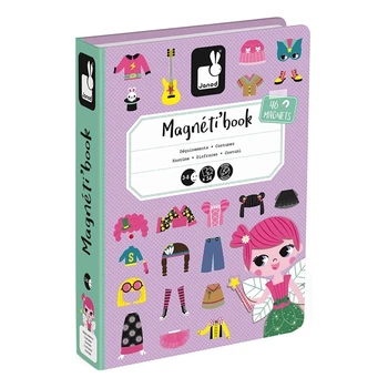 Магнітна книга Janod Наряди для дівчинки, J02718