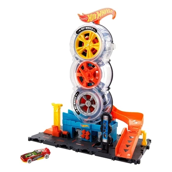 Ігровий набір Hot Wheels Пригоди та трюки у шиномонтажі, HDP02