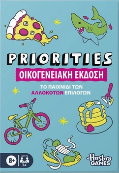 Настільна гра Hasbro Priorities Family Edition (грецька версія) (5010996439413)
