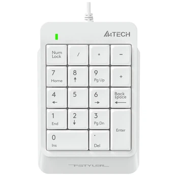 Клавиатура A4Tech Fstyler FK13P USB White (Numpad) (FK13P (White))