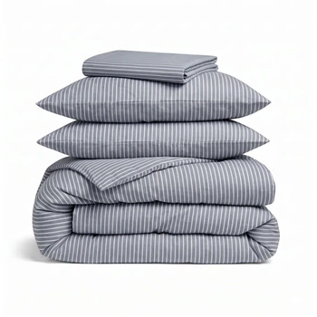 Евро постель из вареного хлопка DENIM STRIPE CS1 5266125