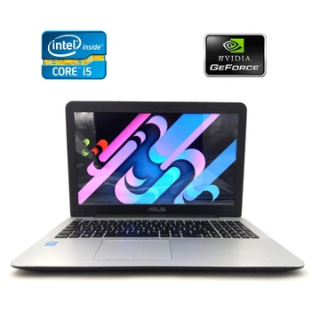 Ноутбук Б-класс Asus R556U / 15.6" (1920x1080) TN / Intel Core i5-6200U (2 (4) ядра по 2.3 - 2.8 GHz) / 8 GB DDR4 / 128 GB SSD / nVidia GeForce 940M, 2 GB DDR3, 64-bit / WebCam / Win 10 б/у