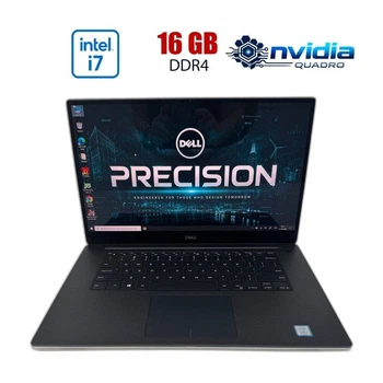 Игровой ноутбук Б-класс Dell Precision 5540 / 15.6" (3840x2160) IPS / Intel Core i7-9850H (6 (12) ядер по 2.60 - 4.6 GHz) / 16 GB DDR4 / 256 GB SSD / nVidia Quadro T1000, 4 GB GDDR5, 128-bit / WebCam б/у