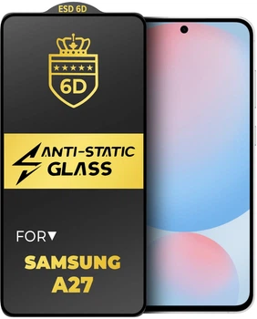 Защитное стекло 6D Anti-Static Samsung Galaxy A27 A276 Glass Shield (45551)