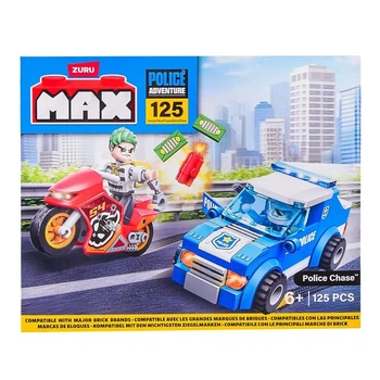 Конструктор Zuru Max Police Adventure Police Chase 125 эл, 83164