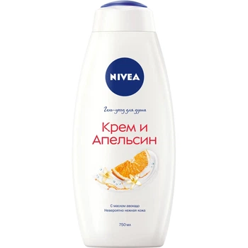 Гель для душу Nivea Крем і Апельсин 750 мл (9005800263694)