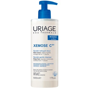 Гель-крем Uriage Xemose C8+ мягкий очищающий для лица и тела 500 мл
