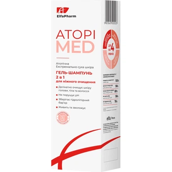 Гель для душа Elfa Pharm Atopi Med нежный 400 мл