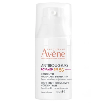 Концентрат Avene Antirougeurs Rosamed SPF50+ захисний зволожуючий для чутливої схильної до почервоніння шкіри 30 мл