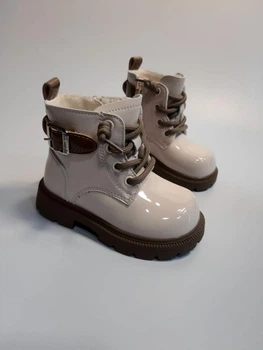 Ботинки для девочки Apawwa 629 N beige беж р. 25-15,6 см
