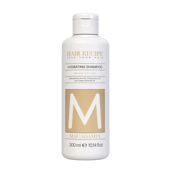 Зволожувальний шампунь Maxy Look Macadamia Hydrating Shampoo для очищення та догляду за сухим та тьмяним волоссям 300 мл