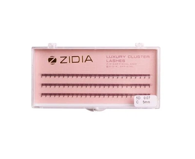 ZIDIA Cluster lashes Вії пучкові 5D C 0,07х5 mm, 3 стрічки