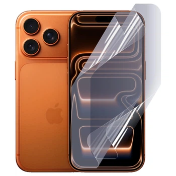 Антишпион приватная плёнка гидрогелевая для Apple iPhone 17 Pro Max противоударная на епл айфон 17 про макс прозрачная