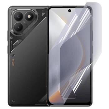 Плівка гідрогелева для Tecno Pova 7 Neo (LJ6) глянцева протиударна на техно пова 7 нео (lj6) прозора