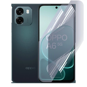 Антишпион приватная плёнка гидрогелевая для Oppo A6 противоударная на оппо а 6 прозрачная
