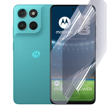 Антишпион приватная плёнка гидрогелевая для Motorola G57 Power противоударная на моторола джи 57 павер прозрачная