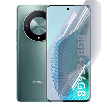 Антишпион приватная плёнка гидрогелевая для Huawei Honor Magic 6 Lite 5G противоударная на хуавей хонор magic 6 лайт 5g прозрачная