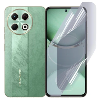 Антишпион приватная плёнка гидрогелевая для Tecno Spark 30 Pro (KL7) противоударная на техно спарк 30 про (kl7) прозрачная