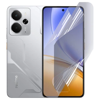 Плёнка гидрогелевая для Realme GT 3 МАТОВАЯ противоударная на реалми gt 3 прозрачная