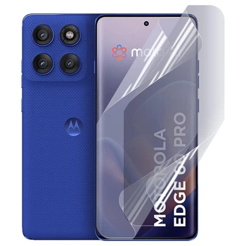Плёнка гидрогелевая для Motorola Edge 60 Pro глянцевая противоударная на моторола едж 60 про прозрачная