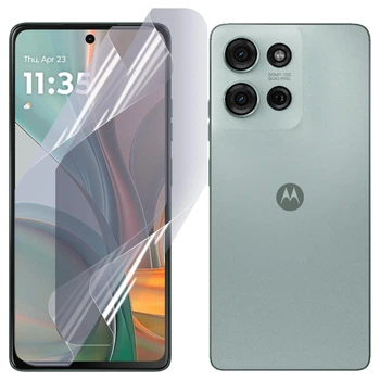 Плівка гідрогелева для Motorola Moto G75 МАТОВА протиударна на моторола moto джі 75 прозора
