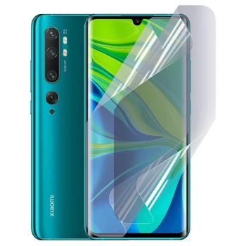 Антишпион приватная плёнка гидрогелевая для Xiaomi Mi Note 10 Pro противоударная на сяоми mi нот 10 про прозрачная