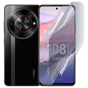 Антишпион приватная плёнка гидрогелевая для ZTE Nubia Focus противоударная на зте нубия focus прозрачная